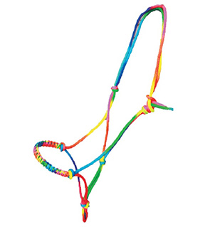 Nylon Multi Color Rope Halter