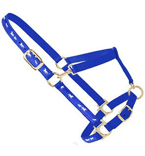 Nylon Halter With Horse Lace