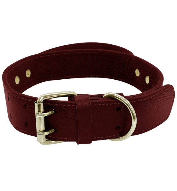 Best Heavy duty wide Leather Training Dog Collars